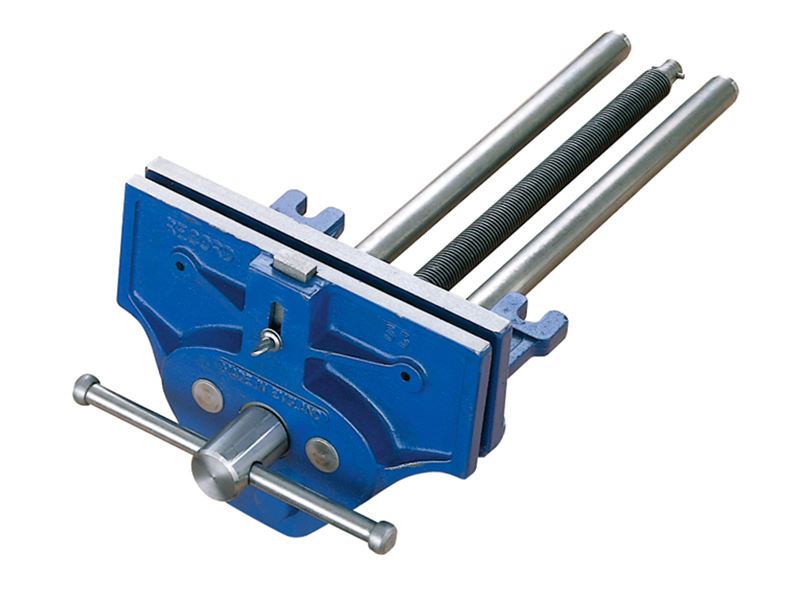 IRWIN Record T53PD Woodworking Vice 265mm (10.5in) – Plain Screw Bench Vice with Front Dog