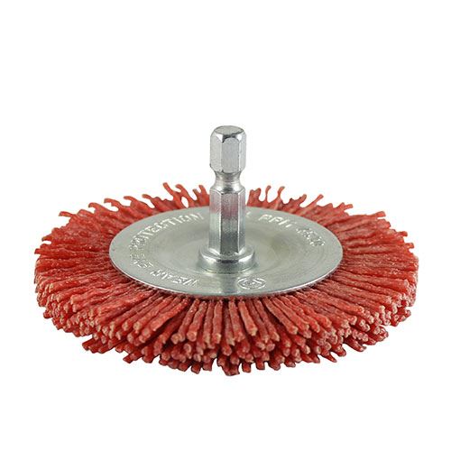 TIMCO Drill Nylon Wheel Brush 100mm Pack 1