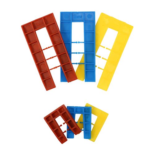 TIMCO Assorted Horseshoe Shims 1.0, 3.0, 5.0, 6.0mm Pack 100