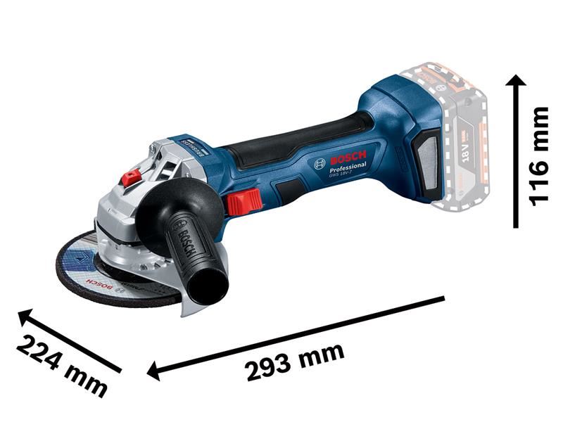 BSH GWS 18V-7 Professional Angle Grinder 125mm 18V Bare Unit
