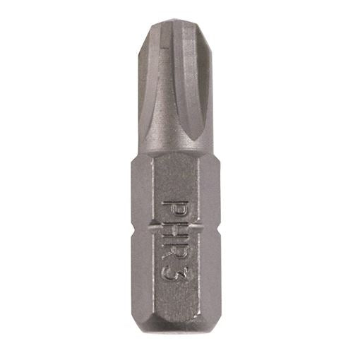 TIMCO Phillips Driver Bit - S2 Grey No.3 x 25 Grey Pack 10