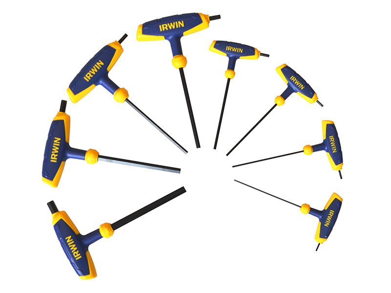 IRWIN� T10771 T-Handle Hex Key Set, 8 Piece (2-10mm)