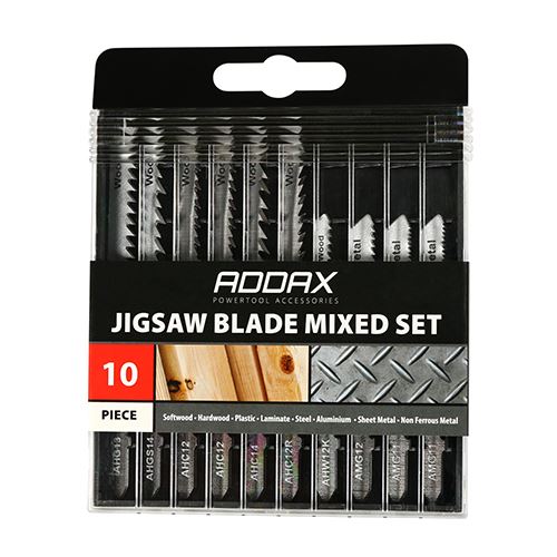 TIMCO Jigsaw Blade Mixed Set 10pcs Mixed Pack 10