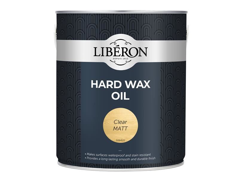 Liberon 104468 Hard Wax Oil Clear Matt 2.5 litre