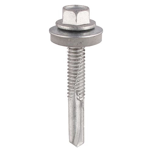 TIMCO Hex Screw W16 SDRILL No5 BIMET 5.5 x 38 Pack 100