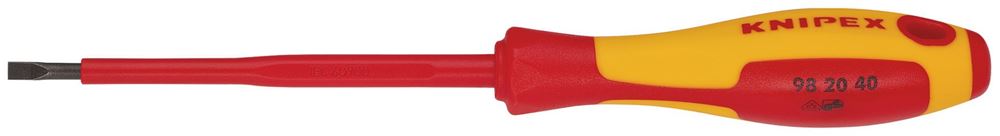 Draper 4MM SLOTTED SCREWDRIVER 18791 18791 VDE Insulated Slotted Screwdrivers