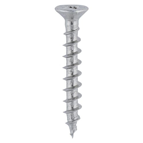 TIMCO PVC Window Screw RIB CSK -S/S 4.3 x 20 Pack 1000