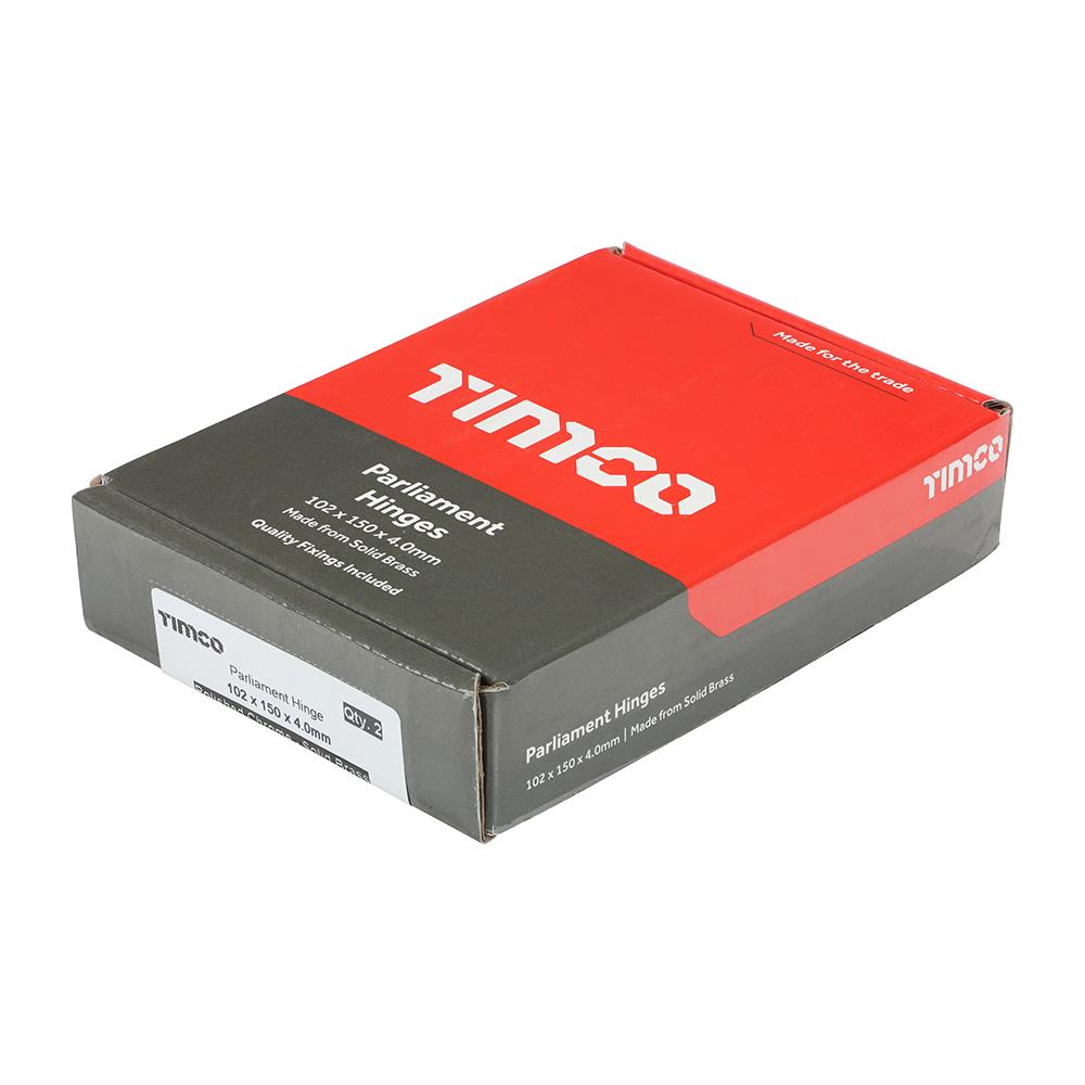 TIMCO Parliament Hinge PC 102 x 150 Pack 2