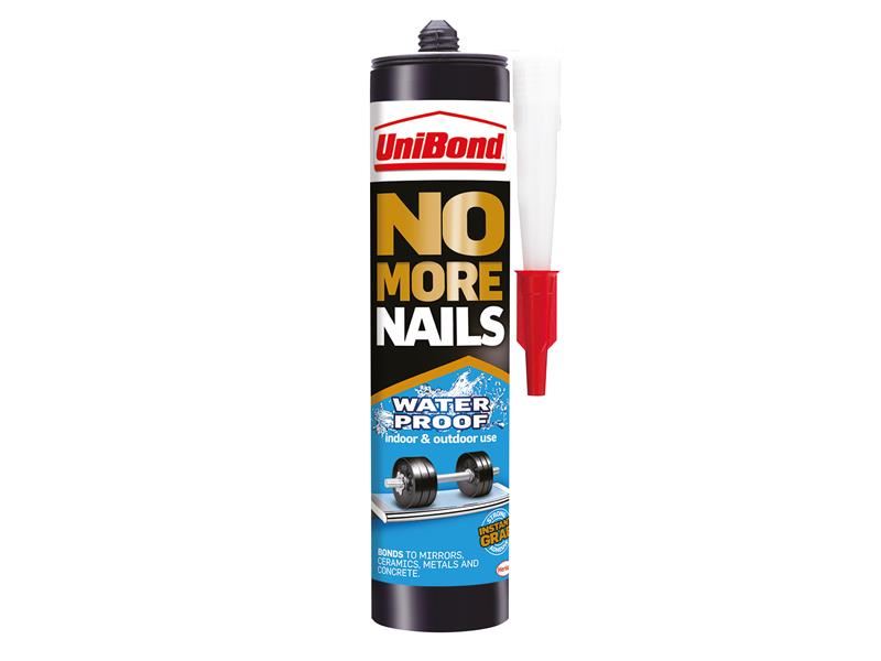 UniBond 2675534 No More Nails Waterproof Interior / Exterior - Solvent-Free 300ml