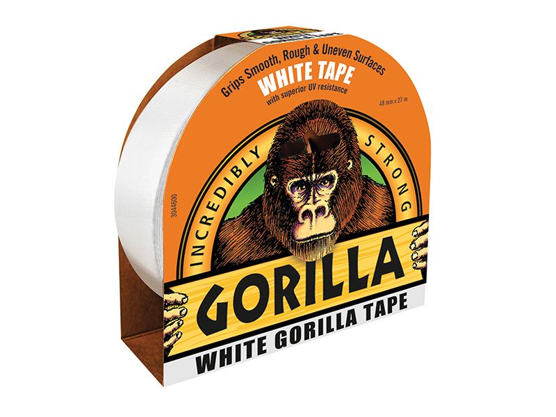 GorillaGlue 3044601 Gorilla Tape 48mm x 27m White