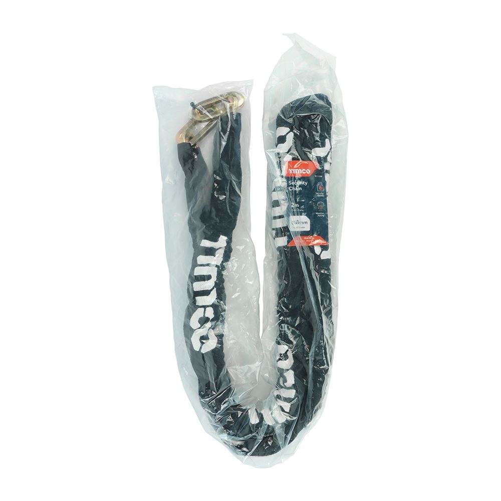 TIMCO Hex Steel Security Chain 8mm x 2m Pack 1