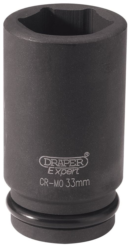 Draper 33MM IMP.DEEP SCKET 3/4DR 11899 3/4" Sq. Dr. Draper Expert HI-TORQ® Metric Deep Impact Sockets