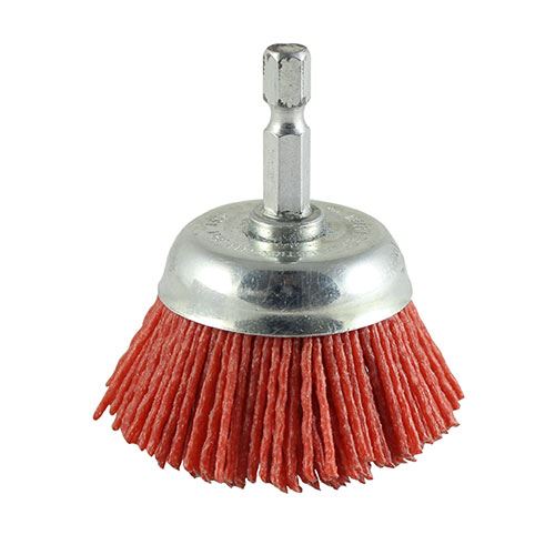 TIMCO Drill Nylon Cup Brush 75mm Pack 1