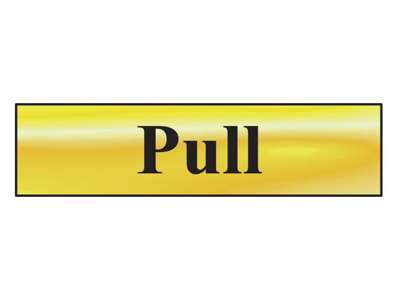 Scan SCA6033 Pull - Polished Brass Effect 200 x 50mm |