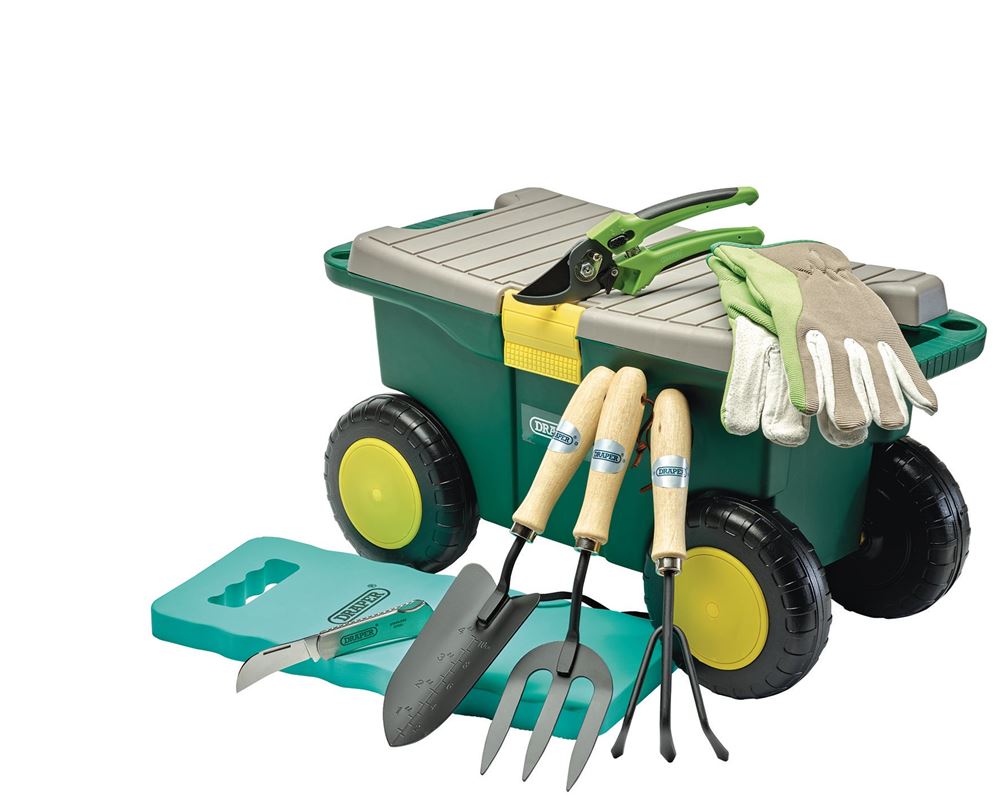 25155 Draper Gardening Essentials Tool Kit DTKJDGRDKIT Socket 3/8 Spinner Handles Professional Trade DIY Workshop Garage Use