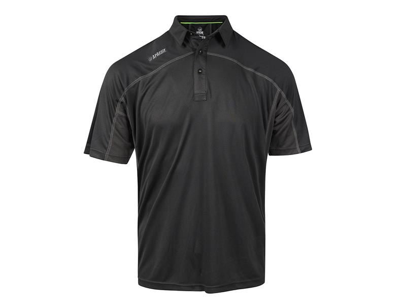 APA Langley Black Performance Polo Shirt - M (38/40in)