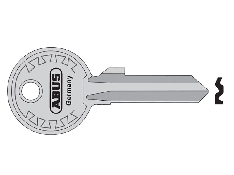 ABUS 12874 24-26-28 Right Hand 4/5 Key Blank
