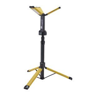 03186 Draper SMD LED Rechargeable Tripod Site Light, 20W, 2000 Lumens, USB Cable Suppl Work Light 230V Site Lights Professional Trade DIY Workshop G
