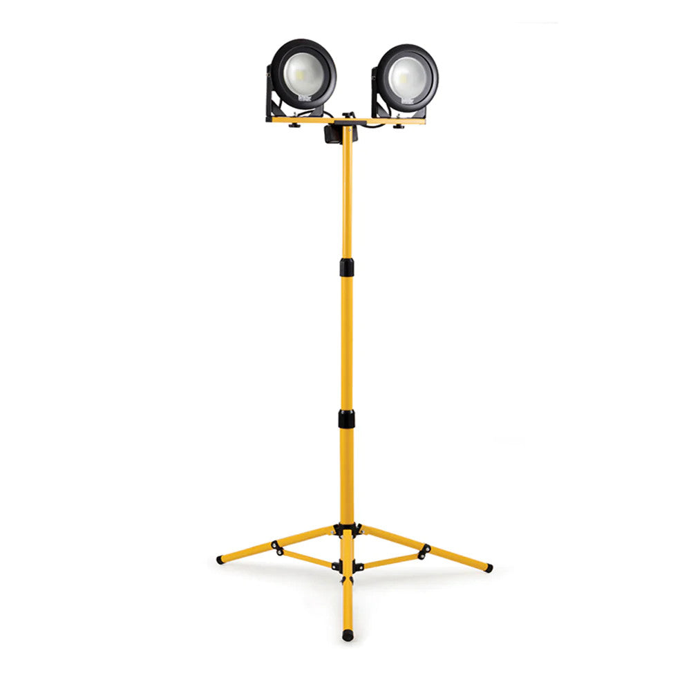 Defender DF1200 20W LED Twin Head Work Light with Telescopic Tripod E204070 110V