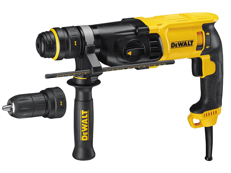 DEWALT D25134K-GB D25134K SDS Plus 3 Mode QCC Hammer Drill 800W 240V