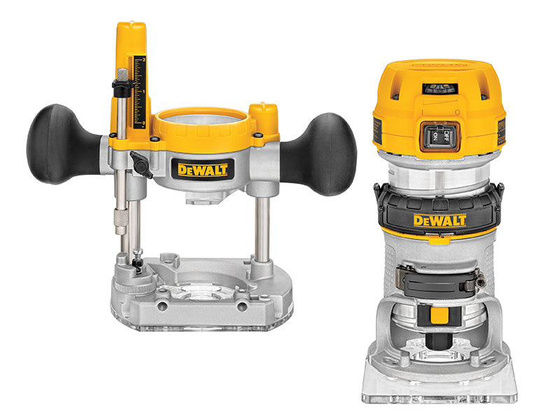 DEWALT D26204K-LX D26204K 1/4in Premium Plunge & Fixed Base Combi Router 900W 110V