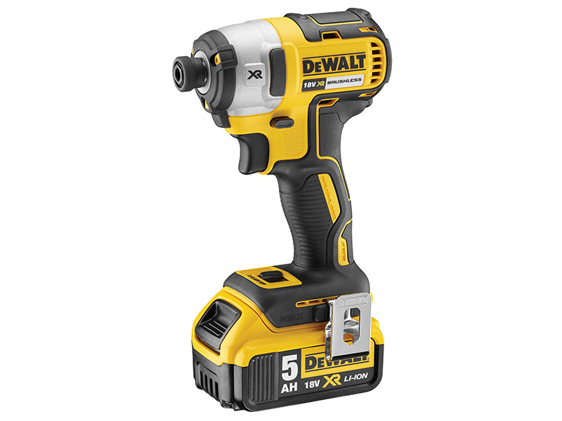 DEWALT DCF887P2-GB DCF887P2 XR Brushless 3 Speed Impact Driver 18V 2 x 5.0Ah Li-ion