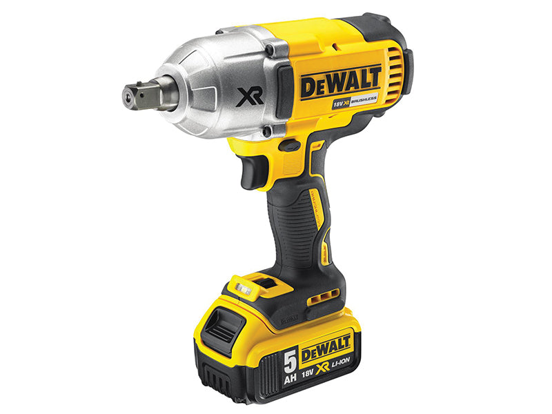 DEWALT DCF899P2-GB DCF899P2 XR 1/2in Brushless High Torque Impact Wrench 18V 2 x 5.0Ah Li-ion