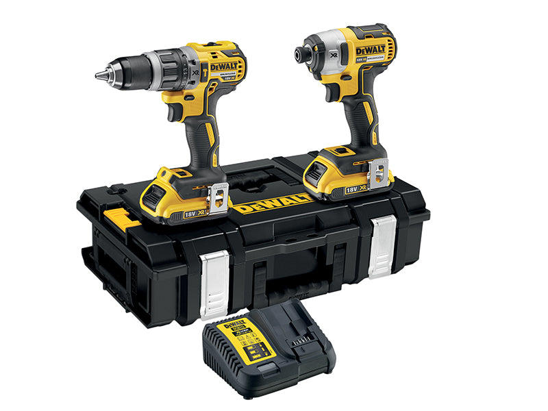 DEWALT DCK266D2-GB DCK266D2 XR Brushless Twin Pack 18V 2 x 2.0Ah Li-ion