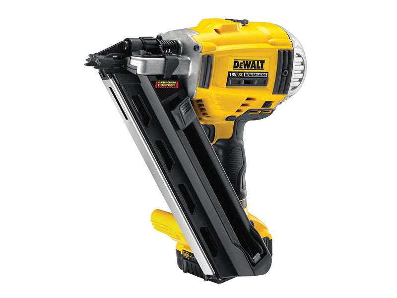 DEWALT DCN692P2-GB DCN692P2 Cordless XR 2-Speed First Fix Nailer 90mm 18V 2 x 5.0Ah Li-ion