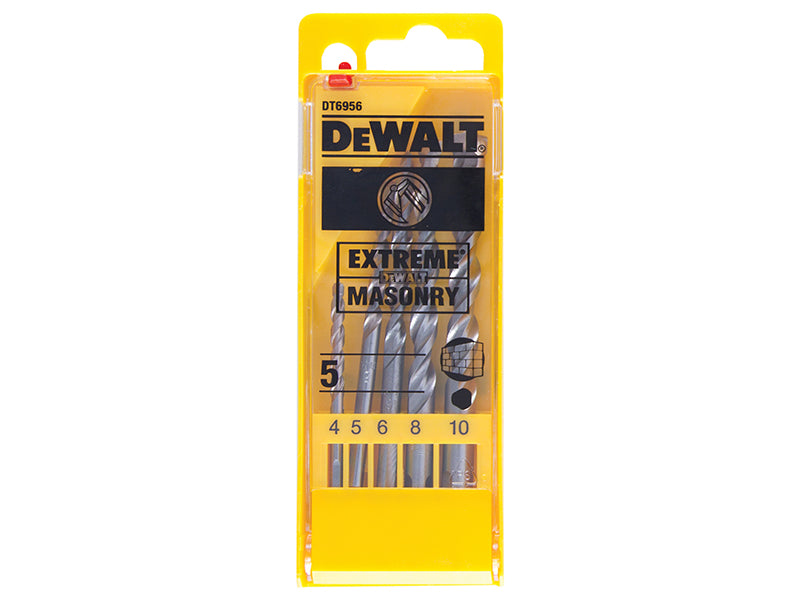 DEWALT DT6956-QZ Extreme Masonry Drill Bit Set, 5 Piece