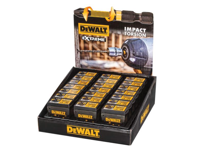 DEWALT DT70556T-QZ Impact Torsion Bits PZ2 25mm Tic Tac Display 21 Piece
