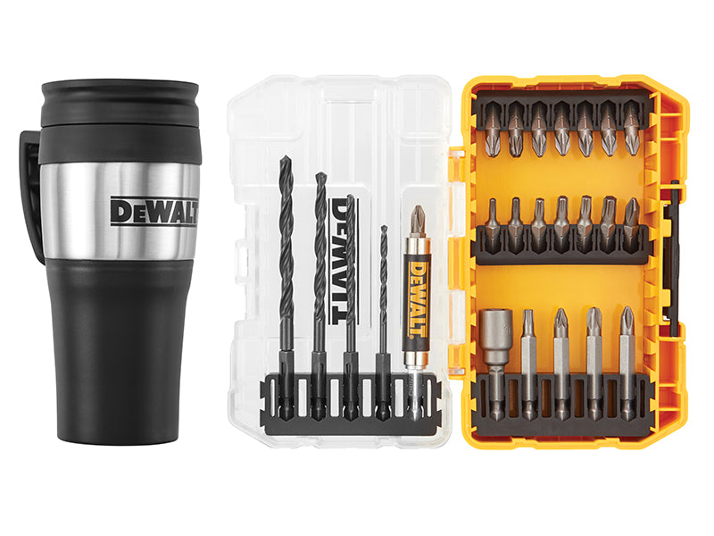 DEWALT DT70706M-QZ DT70706 Drill Drive Set, 25 Piece + Mug Display of 4