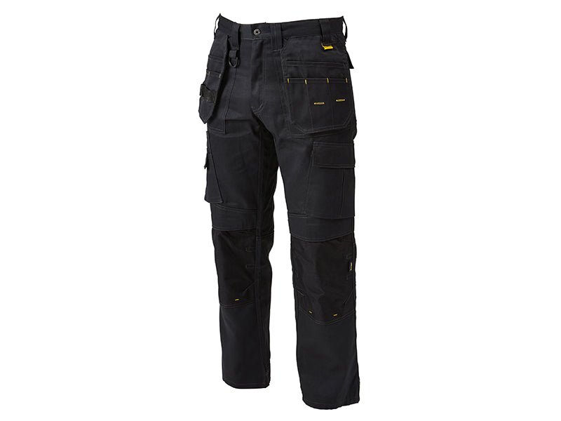 DEWALT DEWPROTRADE36/31 Pro Tradesman Black Trousers Waist 36in Leg 31in