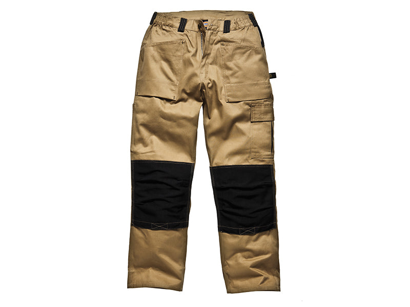 Dickies WD4930 GDT290 Trousers Khaki & Black Waist 42in Leg 33in