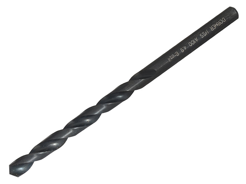 Dormer A1004.9 A100 HSS Jobber Drill Bit 4.90mm OL:86mm WL:52mm