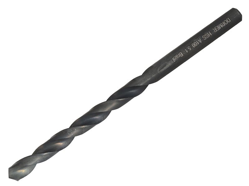 Dormer A1005.1 A100 HSS Jobber Drill Bit 5.10mm OL:86mm WL:52mm