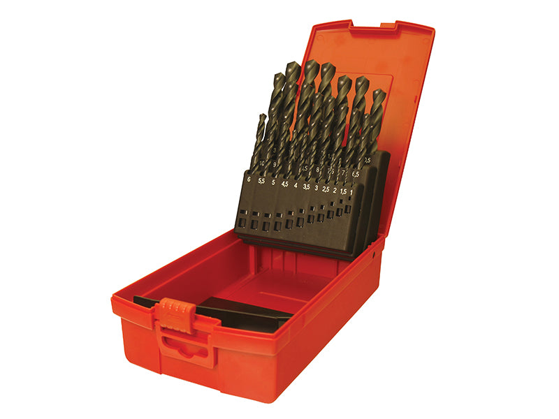 Dormer A190202 A190 No.202 Metric HSS Drill Set of 51 1.0-6.0 x 0.1mm