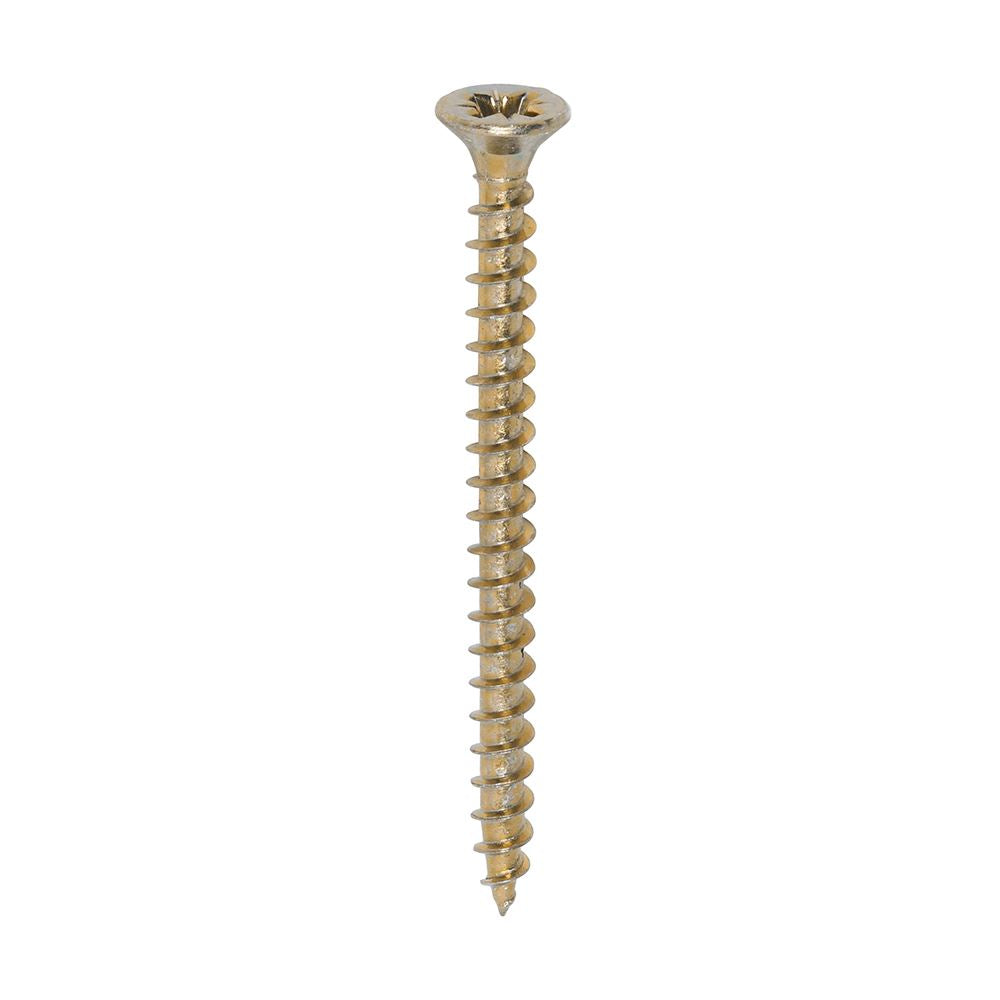TIMCO Solo Woodscrew CSK - ZYP (IND) 4.0 x 50 Gold Pack 1000