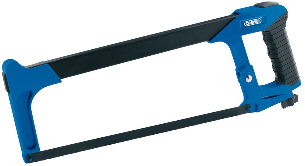 DRAPER 39253 - Soft Grip Hacksaw with 45° & 90° Blade Positions, 300mm, 24tpi
