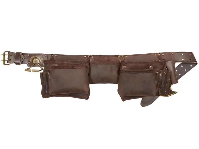 Kuny's 19427 19427 Oil Leather Construction Apron 12 Pocket