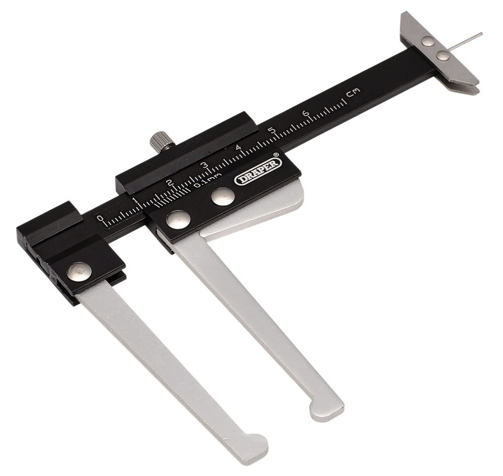 Draper BRAKE DISC CALIPER 0-60MM Brake Disc Caliper with Tread Depth Gauge, 0-60mm