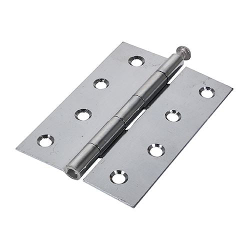 TIMCO Butt Hinge Loose Pin P/Chrome 100 x 71 Pack 2