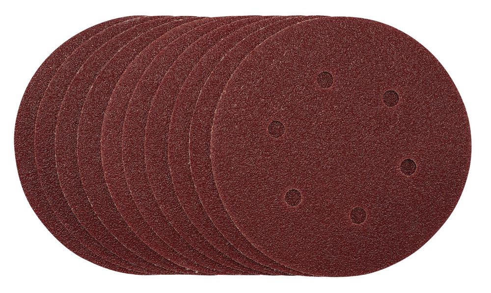 Draper 150MM SANDING DISC 40G 54887 54887 Sanding Discs, 150mm