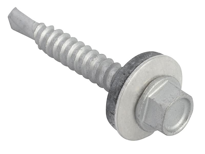 ForgeFix FORTFHL5538 TechFast Hex Head Roofing Screw Self-Drill Light Section 5.5 x 38mm Pack 100 |