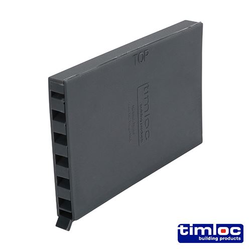 TIMCO Cavity Wall Weep Vent Blu/Bla 65 x 10 x 100 Black Pack 50