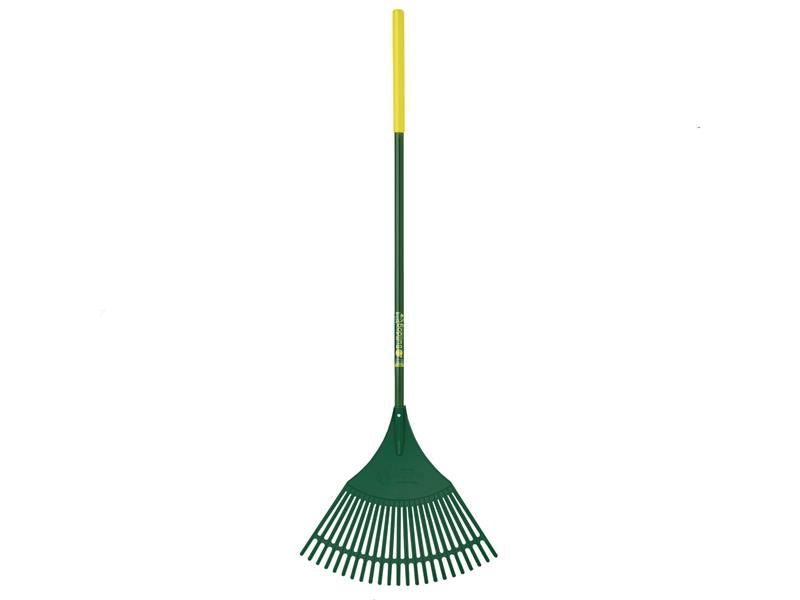 Bulldog 7128775480 Evergreen Plastic Leaf Rake Aluminium Shaft