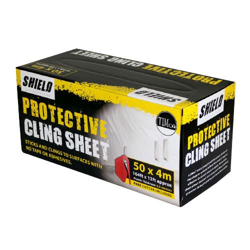 TIMCO Protective Cling Sheet 50m x 4m Pack 1