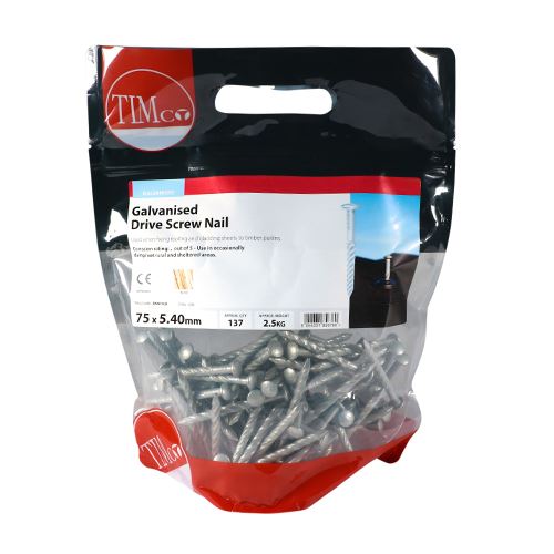TIMCO Drive Screw - Galvanised 75 x 5.40 Pack 2.5