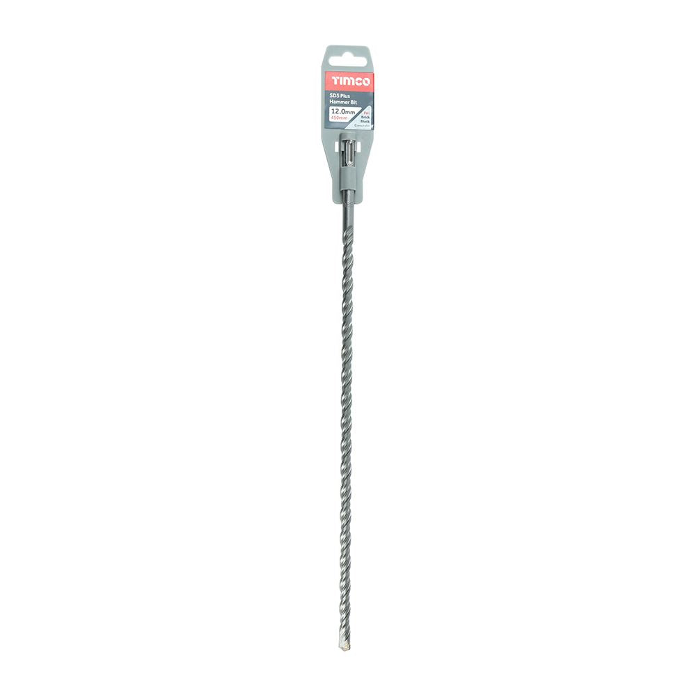 TIMCO SDS Plus Hammer Bit 12.0 x 450 Pack 1