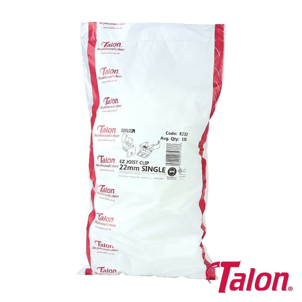 TIMCO EZ Joist Clip - White 22mm White Pack 100